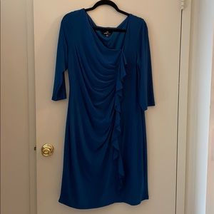 Ronni Nicole ruffle front dress